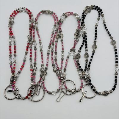 LOT 89: Beautiful Hand Crafted Beaded Lanyards/Keys Rings