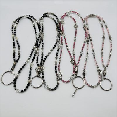 LOT 90: Beautifully Beaded Handcrafted Lanyards/Key Rings