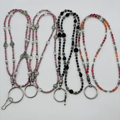 LOT 90: Beautifully Beaded Handcrafted Lanyards/Key Rings