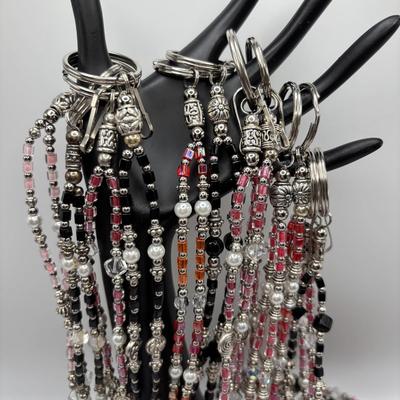 LOT 90: Beautifully Beaded Handcrafted Lanyards/Key Rings