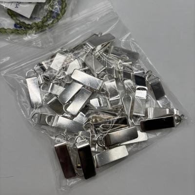 LOT 91: Jewelry Making Craft Beads, Clips, Charms & More