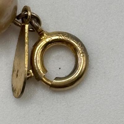 LOT 92: Faux Pearl Collection including Marvella w 1/20th 12k GF Clasp, Talbots, Seed Pearl Chokers & More