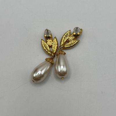 LOT 92: Faux Pearl Collection including Marvella w 1/20th 12k GF Clasp, Talbots, Seed Pearl Chokers & More