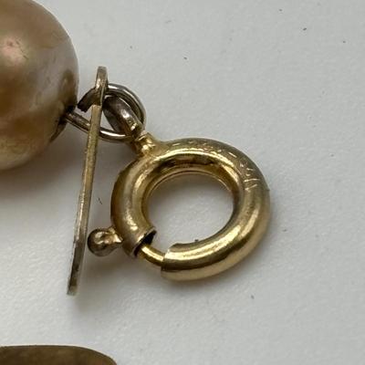 LOT 92: Faux Pearl Collection including Marvella w 1/20th 12k GF Clasp, Talbots, Seed Pearl Chokers & More