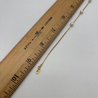 LOT 92: Faux Pearl Collection including Marvella w 1/20th 12k GF Clasp, Talbots, Seed Pearl Chokers & More