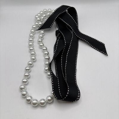 LOT 92: Faux Pearl Collection including Marvella w 1/20th 12k GF Clasp, Talbots, Seed Pearl Chokers & More