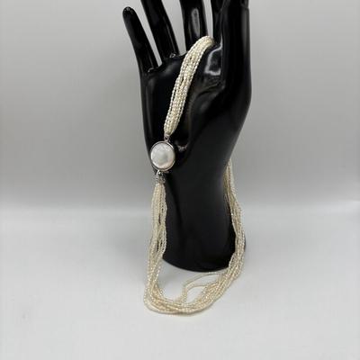 LOT 92: Faux Pearl Collection including Marvella w 1/20th 12k GF Clasp, Talbots, Seed Pearl Chokers & More