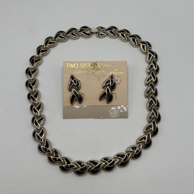 LOT 93: Fashion Jewelry Collection: Two Sisters, Jones New York, Brooches, Earrings