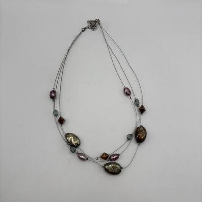 LOT 98: Delicate Beaded Necklaces/Chokes, Filigree Leaf Pendant & More