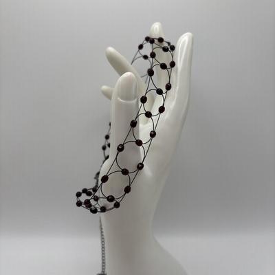 LOT 98: Delicate Beaded Necklaces/Chokes, Filigree Leaf Pendant & More