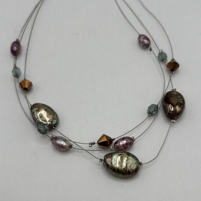 LOT 98: Delicate Beaded Necklaces/Chokes, Filigree Leaf Pendant & More