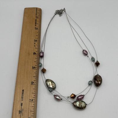 LOT 98: Delicate Beaded Necklaces/Chokes, Filigree Leaf Pendant & More