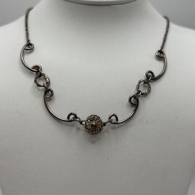 LOT 98: Delicate Beaded Necklaces/Chokes, Filigree Leaf Pendant & More