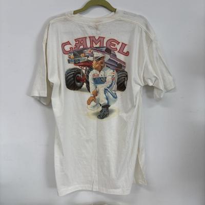 LOT 100: Vintage Marlboro & Camel Motorsports Promotional T-Shirts