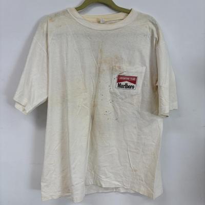 LOT 100: Vintage Marlboro & Camel Motorsports Promotional T-Shirts