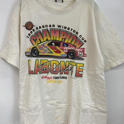LOT 104: Vintage NASCAR T-Shirts in Various Sizes