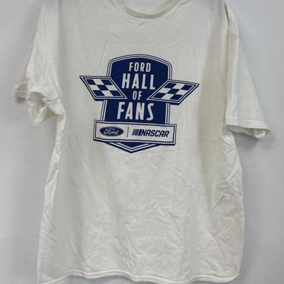 LOT 104: Vintage NASCAR T-Shirts in Various Sizes