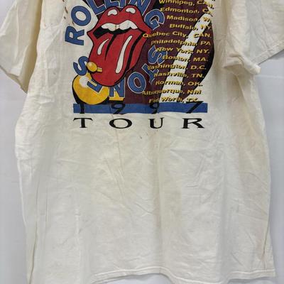 LOT 107: Vintage Rolling Stones Bridge to Babylon 1997 Tour T-Shirt (XL)