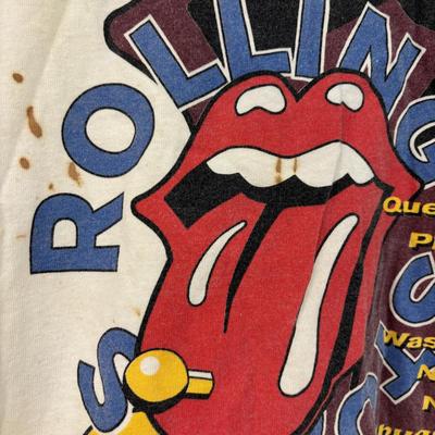 LOT 107: Vintage Rolling Stones Bridge to Babylon 1997 Tour T-Shirt (XL)