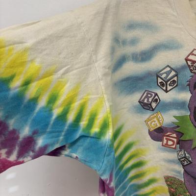 LOT 108: Vintage Grateful Dead Spring Tour 1991 Tie-Dye T-Shirt