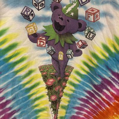 LOT 108: Vintage Grateful Dead Spring Tour 1991 Tie-Dye T-Shirt