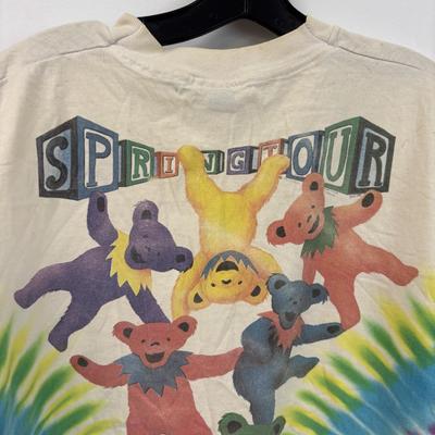 LOT 108: Vintage Grateful Dead Spring Tour 1991 Tie-Dye T-Shirt