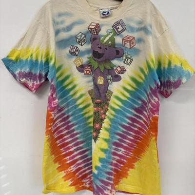 LOT 108: Vintage Grateful Dead Spring Tour 1991 Tie-Dye T-Shirt