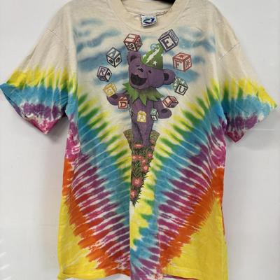 LOT 108: Vintage Grateful Dead Spring Tour 1991 Tie-Dye T-Shirt