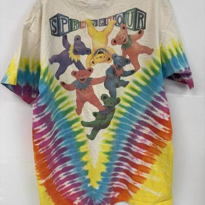 LOT 108: Vintage Grateful Dead Spring Tour 1991 Tie-Dye T-Shirt