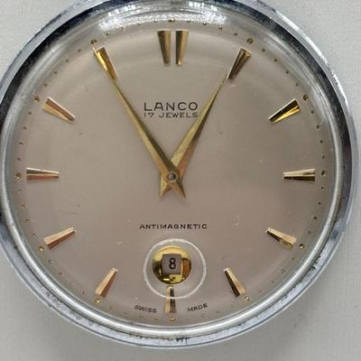 LOT 109: Vintage Lanco 17Jewel, Antimagnetic Swiss Made Packet Watch