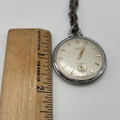LOT 109: Vintage Lanco 17Jewel, Antimagnetic Swiss Made Packet Watch