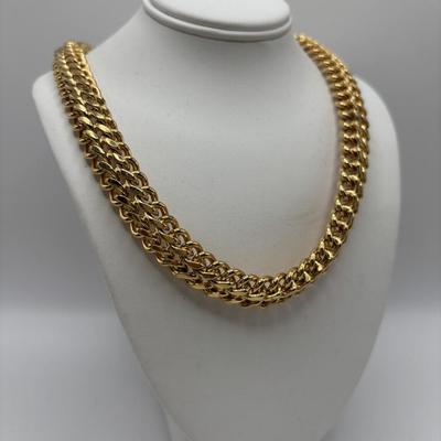 LOT 110: Vintage Gold Tone Monet Fashion Jewelry Collection