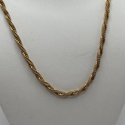 LOT 110: Vintage Gold Tone Monet Fashion Jewelry Collection