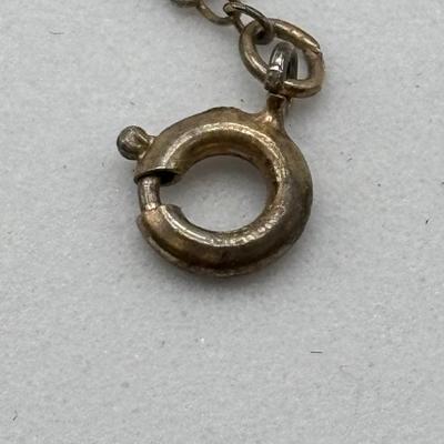 LOT 114: Sterling Silver (925) Plumeria Flower Necklace & Floral Brooch