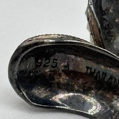 LOT 115: Sterling Silver Earrings & More