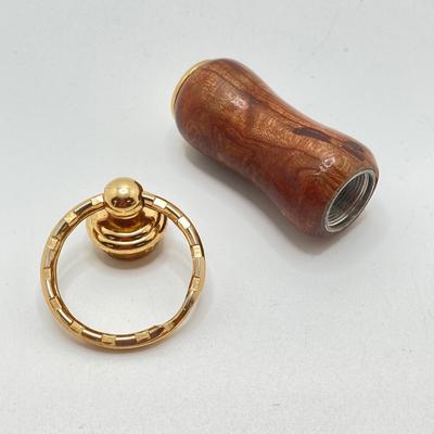 LOT 136: Vintage Jewelry - Double-headed Serpent Bracelet, Cubic Zirconia Tennis Bracelet / Earrings, Secret Compartment Key Chain,...