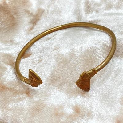 LOT 136: Vintage Jewelry - Double-headed Serpent Bracelet, Cubic Zirconia Tennis Bracelet / Earrings, Secret Compartment Key Chain,...