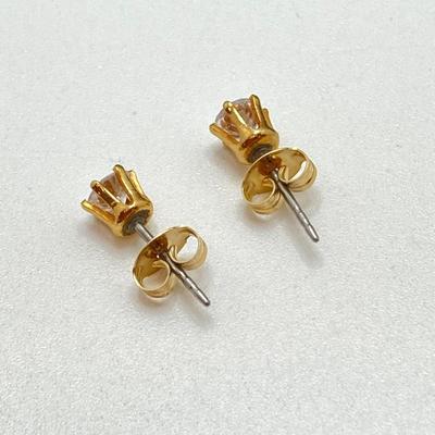 LOT 136: Vintage Jewelry - Double-headed Serpent Bracelet, Cubic Zirconia Tennis Bracelet / Earrings, Secret Compartment Key Chain,...