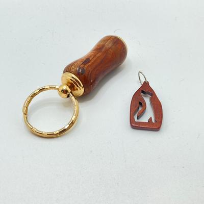 LOT 136: Vintage Jewelry - Double-headed Serpent Bracelet, Cubic Zirconia Tennis Bracelet / Earrings, Secret Compartment Key Chain,...