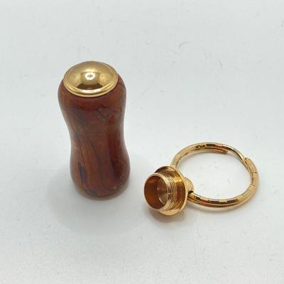 LOT 136: Vintage Jewelry - Double-headed Serpent Bracelet, Cubic Zirconia Tennis Bracelet / Earrings, Secret Compartment Key Chain,...