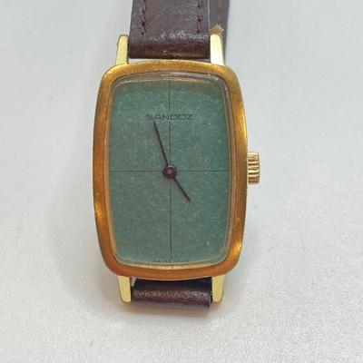 LOT 139: Watch Collection - Sandoz Swiss, Fossil and Pedre 17 Jewels Swiss
