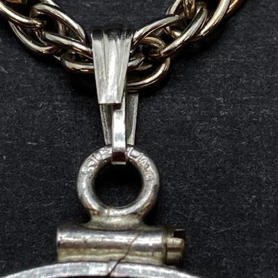 LOT 141: Vintage Pendant Necklace with British India 1862 One Rupee Silver Coin Featuring Queen Victoria