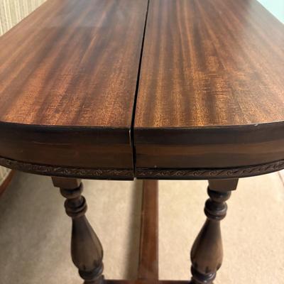 Wooden Drop Leaf Console Table (LR-SF)