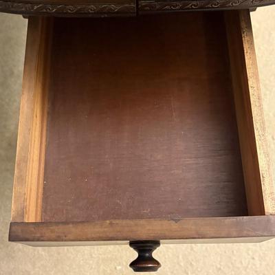 Wooden Drop Leaf Console Table (LR-SF)