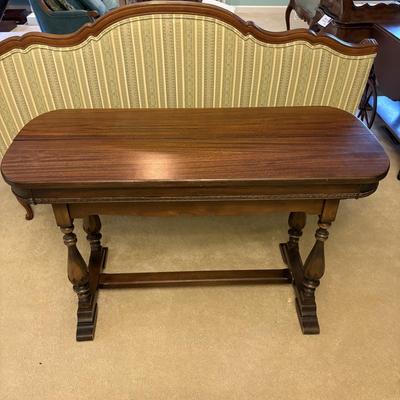 Wooden Drop Leaf Console Table (LR-SF)