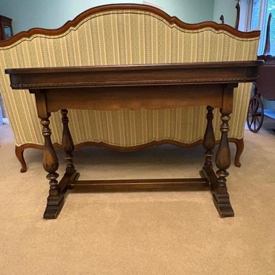 Wooden Drop Leaf Console Table (LR-SF)