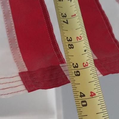 American Flag with Wooden Pole