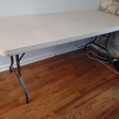 Composite Commercial Lifetime 6' Folding Leg Table
