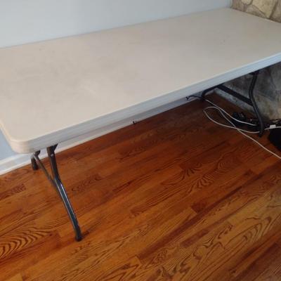 Composite Commercial Lifetime 6' Folding Leg Table