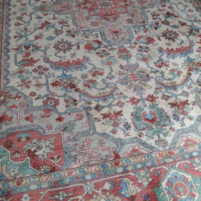 Ivory Medallion Serapi Karastan Area Rug 8'.8" x 12'